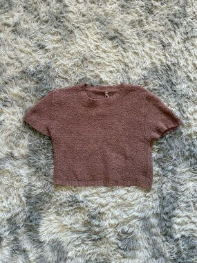 SKIMS Rose Taupe Sherpa Neck Warmer